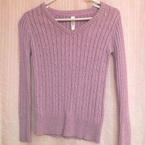 Sparkly Lavender Girls’ Sweater